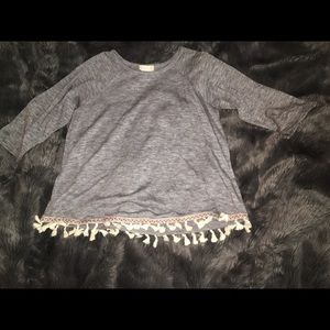 3/4 sleeves dress top